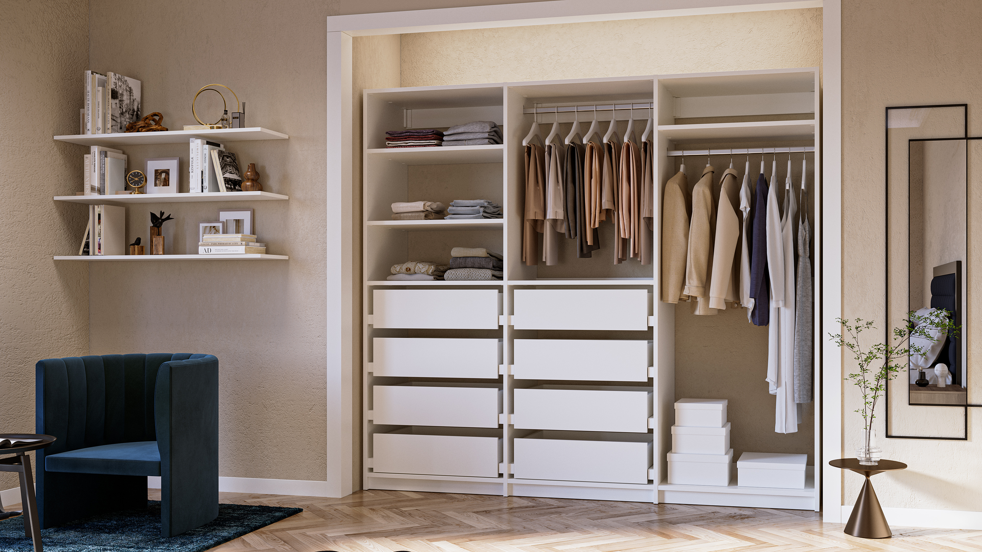 Small Space, Big Impact: Transforming Your Reach-In Closet